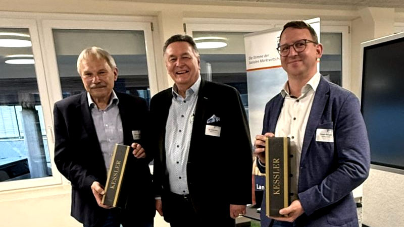 Hermann Doppler, Dr. Ulrich Dietz, Tilman Obergfell (from left to right)