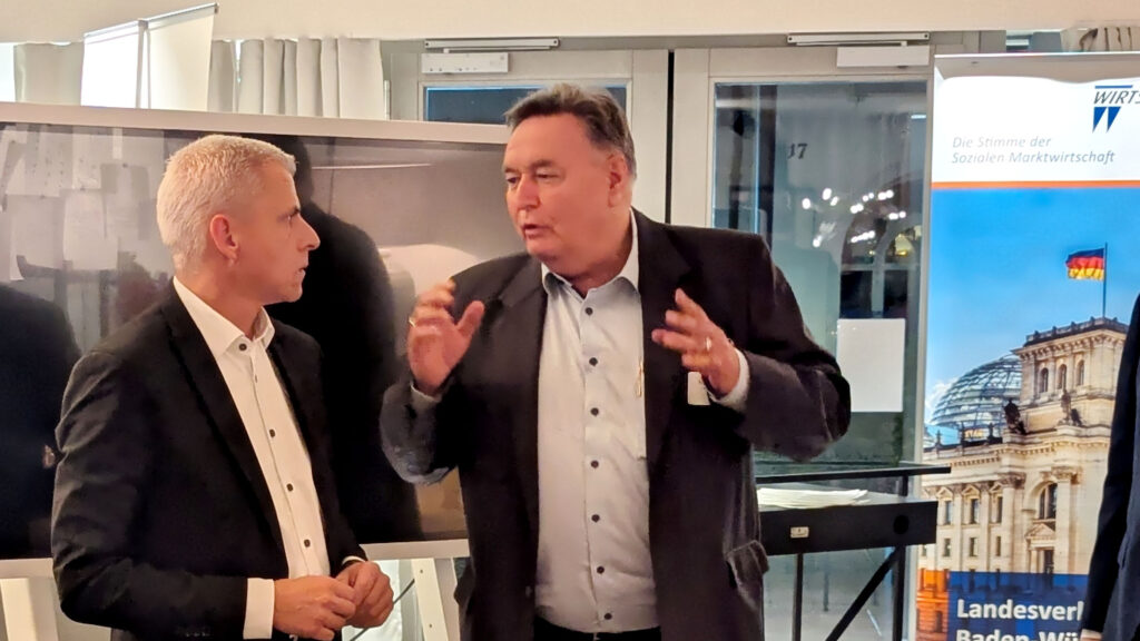 Dr. Patrick Rapp MdL and Ulrich Dietz